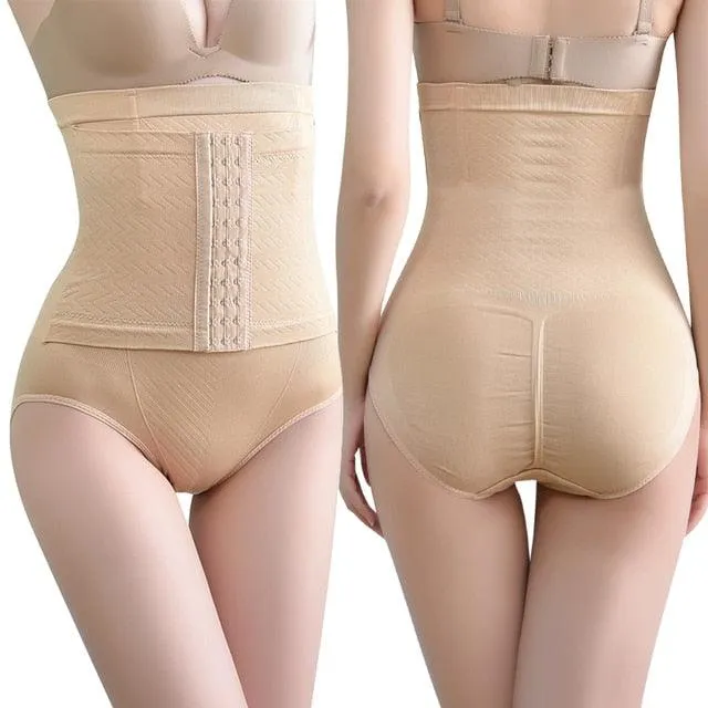 Trending Women Body Shaper Tummy Control Panties High Waist Shaper Pants Seamless Shapewear Postpartum Panties Waist Trainer (FH)(FHW1)(1U31)(1U24)