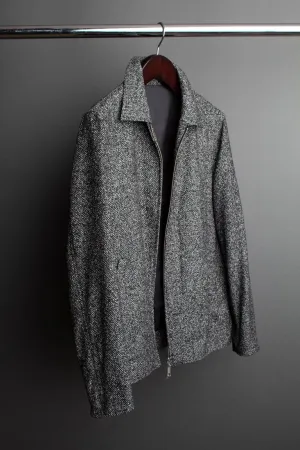 Tweed Melange Bomber