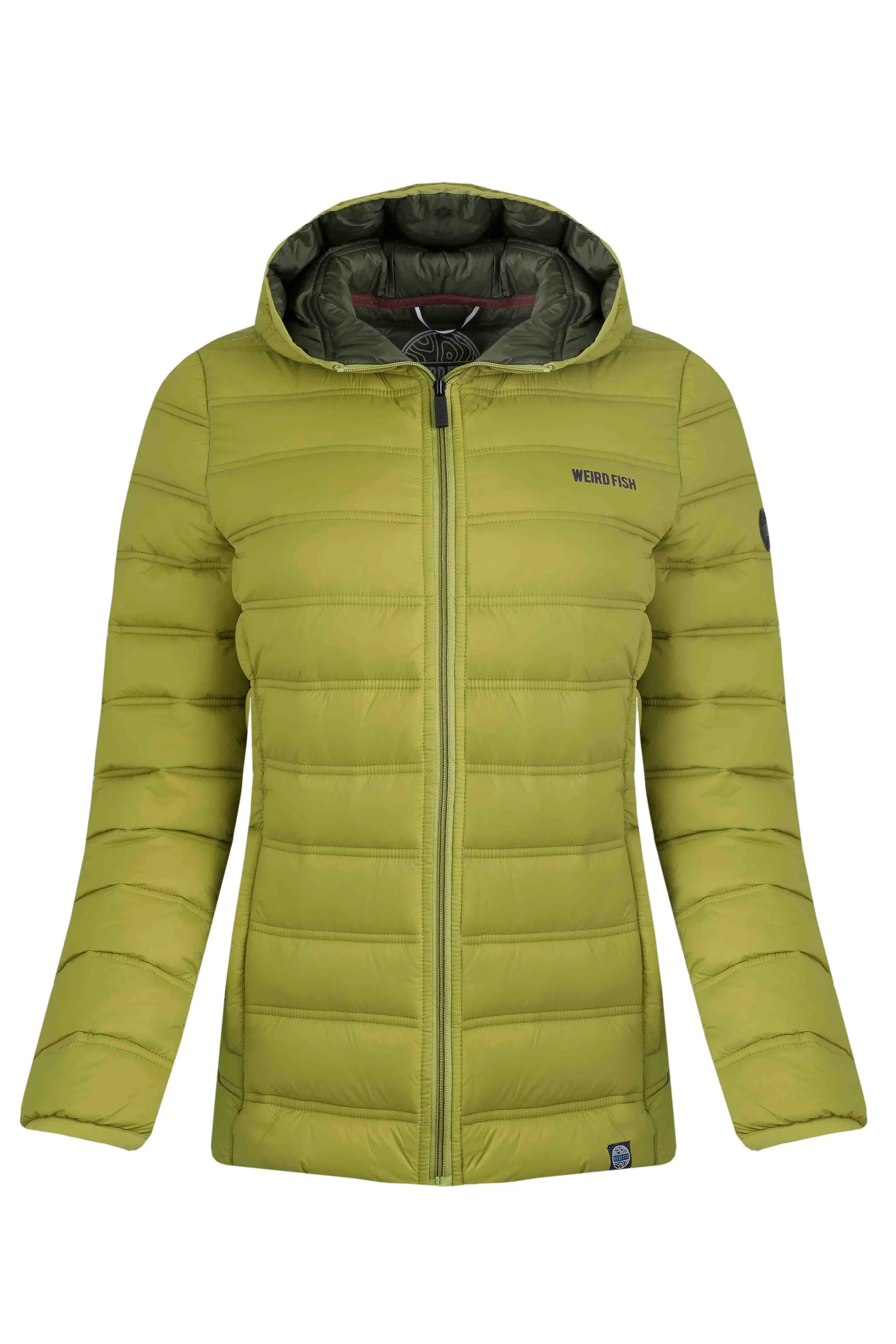 Weird Fish 18 Green Eshka Lightweight Padded Jacket