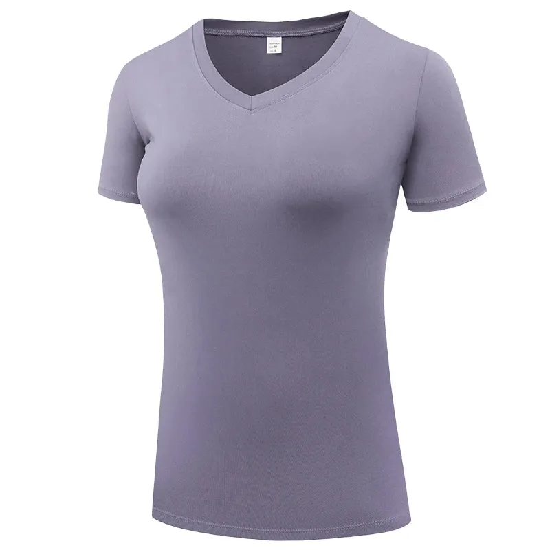 Women's Compression Workout Athletic Running Shirt