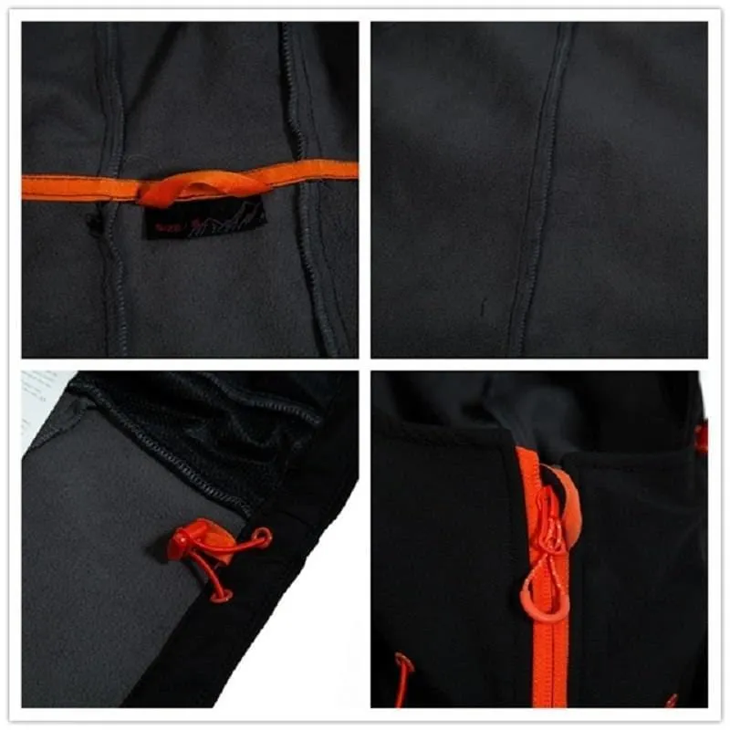 Women's Fluorescent Orange Zipper Windbreaker