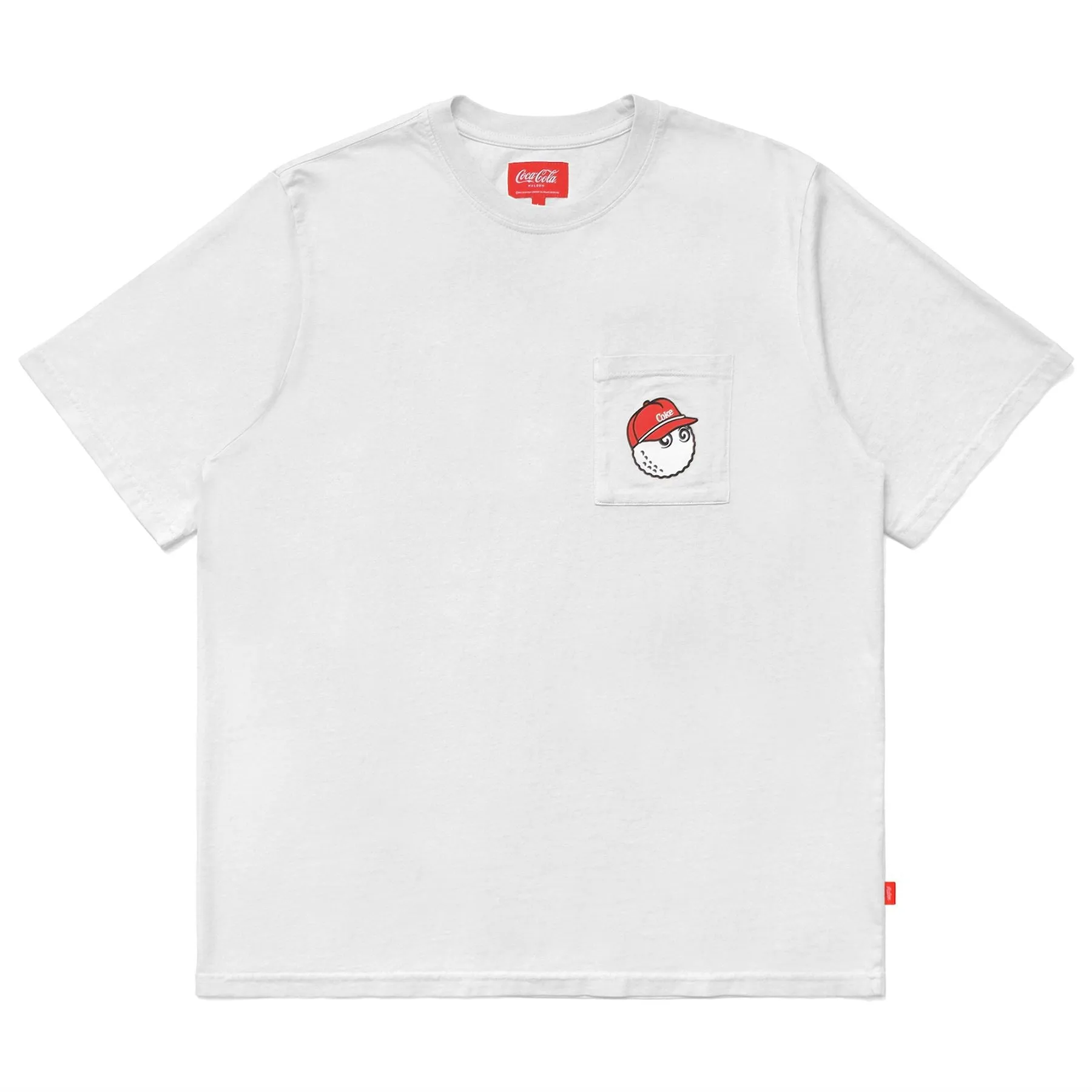 x Coca Cola Spencerian Block Tee White - AW24