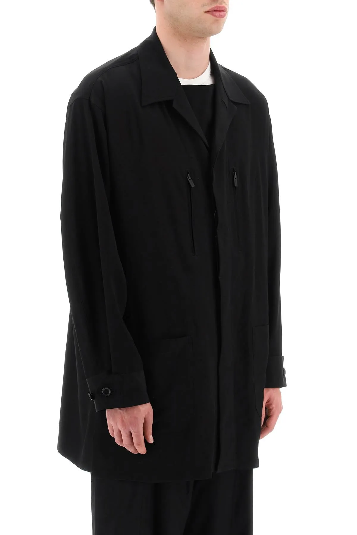 Yohji yamamoto techno overshirt jacket