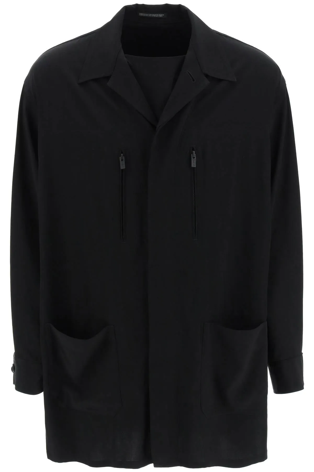 Yohji yamamoto techno overshirt jacket